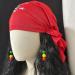 Pirate Wig with Headband | Long Curly Black Wig with Beads for Men and Women | Halloween Cosplay Accessory - Buy Online on GoSupps.com