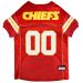 NFL Kansas City Chiefs Dog Jersey, Size: Large. Best Football Jersey Costume for Dogs & Cats. Licensed Jersey Shirt.