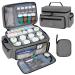 EUR HomeWit first help bag empty emergency bag empty for nurse medical bag travel emergency event bag for family doctor home care medicine organizer (gray)