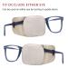Astropic Large Silk Eye Flaps for Adults & Children - Vintage Khaki Pack of 2 | Comfortable Eye Covers for Total Eye Protection - Buy Online on GoSupps.com