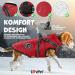Lovpet Dog Jacket & Coat - Waterproof Padded Winter Vest with Reflectors D-Ring & 45 Feces Bags - 2XL Bordeaux Red for Dogs - Buy Online on GoSupps.com