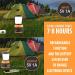 Rechargeable LED Camping Lantern | 1800LM, 4 Light Modes, 4400mAh Power Bank | Waterproof Lantern Flashlight for Emergency, Power Outages | USB Cable Included - Buy Online on GoSupps.com