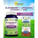 Black Elderberry Capsules with Vitamin C & Zinc - 1000mg Sambucus Nigra & Liposomal VIT C - Immune Support Booster - 120 Veggie Caps - Buy Online on GoSupps.com