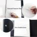 RECUTMS Self Adhesive Magnetic Photo Album - 60 Pages - 13.3 x 13.4 Inches - Accommodates 8X10, 6X8, 5X7, 4X6 Photos - Wedding Memory Book - Black - Buy Online on GoSupps.com