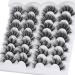 JIMIRE Mink Lashes - 14 Pairs Fluffy & Dramatic False Eyelashes | 4 Styles Mixed for Full Glam - Buy Online on GoSupps.com