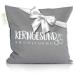 NEW - HERBALIND cherry stone pillow with cherry stone filling - healthy heat pad in grey - cover made of 100% cotton - size 24 x 25 cm