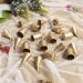 KRATI EXPORTS Barn Bells in Small Sizes- 20 Distinctive Golden Rustic Bells - Full of Beautiful Rough Hewn Variations - Perfect for Home Decor Christmas Jingle Bells