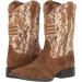 Ariat Patriot Youth Cowboy Western Boots - Antique Mocha Washed Suede/Sand Camo Print - Size 1 (Little Kid) - Buy Online on GoSupps.com