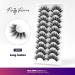 Shop 6D Fluffy False Eyelashes | Dramatic 10 Long Faux Mink | Soft Thick Reusable Natural Volume Makeup - Buy Online on GoSupps.com