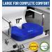 Everlasting Comfort Doctor Recommended Memory Foam Seat Cushions for Office Chairs Office Chair Cushion & Car Seat Cushion - Blue - Buy Online on GoSupps.com