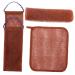 Hoement 1 Set Bath Towel Back Washing Strap Back Wash Scrubber Bath Back Scrubber Back Cleaner Nylon Brown