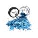 Moon Glitter Chunky Blue Holographic Glitter - 3g Cosmetic Festival Makeup for Face, Body, Nails, Hair, Lips - Buy Online on GoSupps.com