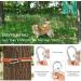 Loqatidis 3-in-1 Dog Leash | 50/100ft Portable Trolley System for Training & Outdoor Adventures | Reflective Rope for Camping & Parks | Perfect for 2 Dogs - Orange - Buy Online on GoSupps.com