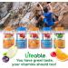 Lifeable Calcium Magnesium + Biotin Gummies Bundle - Gluten Free & GMO Free Chewable Vitamins - Buy Online on GoSupps.com