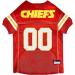 NFL Kansas City Chiefs Dog Jersey, Size: X-Large. Best Football Jersey Costume for Dogs & Cats. Licensed Jersey Shirt X Large