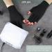 Tongyend UV Gloves for Gel Nails UV Nail Lamp Manicure Dryer Professional Nail Art Skin Care Fingerless Gloves to Protect Hands from UV Light Lamp Dryer for Manicure Dryer Outdoor Use Black long - Buy Online on GoSupps.com