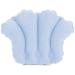 Deluxe Comfort  White Spa Quality-Easily Inflatable with Secure Suctioncups-Hot Tub and Jacuzzi Safe-Bath Pillow