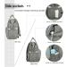 NEVEQ Wicking Pack: Waterproof Multi-Compartment Travel Backpack for Babies - Large Capacity Gray Bay Sack - Buy Online on GoSupps.com