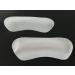 Pedag Stop Soft Suede Leather Heel Grip - Gray, Unisex One Size Fits All - 5 Pair Pack - Buy Online on GoSupps.com