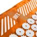 Buy Doyoufitness Acupressure Mat with Pillow & Carrying Bag - 66cm x 40cm for Relaxation Massage & Pain Relief | Ideal for Head Neck & Back | Orange - Buy Online on GoSupps.com