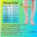 Doc Miller Calf Compression Sleeve 20-30 mmHg - 2 Pairs for Surgery Recovery, Maternity, Shin Splints - Skin/Nude Medium - Buy Online on GoSupps.com