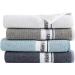 Calvin Klein Grindle Logo Band 1pc Terry Washcloth 13x13 - 100% Cotton 500 GSM (Light Grey) - Buy Online on GoSupps.com