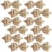 12 Pieces Large Glitter Hair Bows  5 Inch Gold Sequins Hair Clips  Alligator Hair Accessories for Girls Teens Women