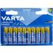 Varta Longlife Power AA Alkaline Batteries LR6 - 10 Pack | Reliable Performance for All Devices - Buy Online on GoSupps.com
