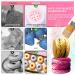 Glitter Edible Glitter Powder - 4 Colors for Drinks Food & Cakes | Metallic Food Coloring for Baking & Cocktails - 5G Bottles - Buy Online on GoSupps.com