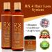 RX4 Hair Loss Shampoo - DHT Blocker for Thinning Hair | Organic with Biotin - Promotes Regrowth | Doctor Recommended Treatment - Buy Online on GoSupps.com