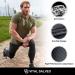 Vital Salveo Compression Full Leg Sleeve X-Large - 2 Pack, Thigh Calf Knee Support for Basketball, Black - Buy Online on GoSupps.com