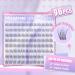 Self Adhesive Eyelash Clusters | Natural Glue-Free Lash Extensions - C Curl Wispy 9-12MM | Easy Lash Kit - Buy Online on GoSupps.com