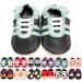 MiniFeet Premium Soft Leather Baby Shoes - BUY 4 PAIRS & GET 1 OF THEM FOR FREE ! - Toddler Shoes - 0-6 Months to 4-5 Years 3-4 Years Grey Trainers