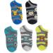 Pokemon Boys 5 Pack No Show Socks - Big Boys 9-11 - Assorted Grey Stripe - Buy Online on GoSupps.com