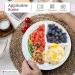 Diabetes Portion Plate Set of 4 | Divided Sections for Healthy Eating & Portion Control | Ideal for Mediterranean Bariatric & Macro Diets - Buy Online on GoSupps.com