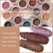 FOCALLURE 3 Pcs Mineral Glitter Eyeshadow Set - Long Lasting & Waterproof Formula for High-impact Eye Looks - Buy Online on GoSupps.com