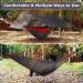 COMMOUDS Double Camping Hammock with Mosquito Net, Rain Fly, and Tree Straps - Portable 2 Person Nylon Parachute Hammock Tent for Backpacking, Travel, and Hiking - Grey - Buy Online on GoSupps.com