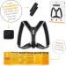 HEMERA Posture Corrector for Back Neck & Shoulder Pain Black XS-M | Ultimate Back Support Against Tension - Buy Online on GoSupps.com