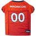 NFL Denver Broncos Dog Jersey, Size: Medium. Best Football Jersey Costume for Dogs & Cats. Licensed Jersey Shirt.