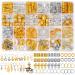 Qinzave 294Pcs Hair Jewelry for Braids Loc Jewelry for Hair Dreadlocks  Aluminum Gold Silver Hair Jewelry Accessories for Braids  Hair Decoration with Cuffs Charms for Braids with Multiple Pendants 294 PCS