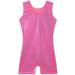 TENVDA Girls Gymnastics Leotards with Shorts - Sparkly Multicolor Tumbling Biketards | Sizes 2-12 Years | Hot Pink 3-4T - Buy Online on GoSupps.com