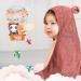 Fuchsundpanda Extra Thick Baby Hooded Towel - 100% Bamboo 75x75cm Warm & Soft Red - Perfect Gift Packaging - Buy Online on GoSupps.com