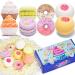 Dessert Bath Bombs Set 8 Pack Bubble Bath Bombs SPA Bath Fizzies Set Great Gift Set for Birthday Christmas Easter for Boys and Girls