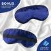 Gel Eye Mask for Relaxing & Cooling Relief - Helps with Puffy Eyes, Headaches, Dark Circles - Includes Bonus Silk Sleep Mask - Buy Online on GoSupps.com