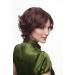 Sexy & Classy Short Hair Wig for Women | Curved Teased Tips in Brown Red-Brown Mix - Style 2302-6/33 - Buy Online on GoSupps.com