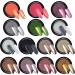 Duufin 14 Colors Chrome Glitter Nail Powder - Metallic Mirror Manicure Art | 1g/Box - Buy Online on GoSupps.com