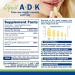 Power By Naturals ADK Vitamin Supplement with MCT Oil - High Potency Liquid Vitamins for Bone, Heart & Immunity - Vitamin A D3 K2 MK-7 - 60 Ct - Buy Online on GoSupps.com