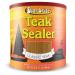 STAR BRITE Teak Sealer - One Coat Marine Grade Formula - Choose From 3 Colors & Sizes - Seal Out Water, Prevent Weathering & Stop UV Fade on Outdoor Furniture, Decks, Dive Platforms & Other Fine Wood 32 Oz Quart Classic
