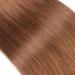 Keratin Bonding Hair Extensions #8 Golden Brown 60cm - 50 Strands 1g - 100% Remy U-Tip Extensions by Novon Hair - Buy Online on GoSupps.com