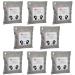 Kunova (TM) 8 Pack - 200g Each Bamboo Charcoal Deodorizer Natural Air Purifying Bags Dehumidifier Odor Absorber Odor Neutralizer for Home Shoes Car Pet Areas Total 1600 Gram